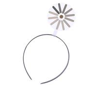 Accesorio para el cabello con signo de carga giratorio: diadema creativa, diseño congelado del cerebro, cómodo para todo tipo de cabello, perfecto para festivales de música, transmisiones en