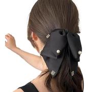 Accesorio para el cabello transpirable, horquilla suave, elegante, con lazos, pinza para el pelo para el estilo diario, oficina, escuela, ocasión, clip de resorte fuerte