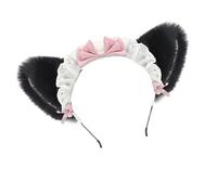 Accesorio para el pelo con orejas de sirvienta suave para cosplay, varios colores para fiestas de disfraces, trajes diarios, accesorio para el pelo de sirvienta y gatos