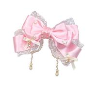 Accesorio para el pelo infantil hecho a mano con lazo y malla para el pelo para estilos dulces que usan los amantes de la moda