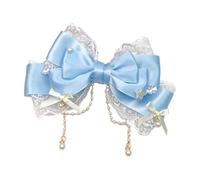 Accesorio para el pelo infantil hecho a mano con lazo y malla para el pelo para estilos dulces que usan los amantes de la moda