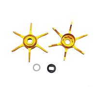 Accesorio para equipo de pesca Baitcast Reel Descargador compatible con varios modelos, incluyendo para METANIUM/DC (amarillo)