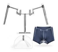 Accesorio para fotografía de Ropa Interior, Soporte para fotografía | Cintura y entrepierna ajustables, bola de espuma, hilo de nailon blanco invisible; apto para calzoncillos tipo slip y bóxer