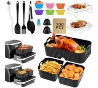 Accesorio para freidora de aire caliente Ninja Af500EU, molde de silicona para freidora de aire caliente Ninja, sin BPA, reutilizable y apto para alimentos, accesorios