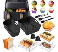 Accesorio para freidora de aire caliente Philips Airfryer Dual Basket 3000-5000 Series 6L/3L, molde de silicona para freidora de aire caliente, accesorio para parrilla, molde de pan para Philips