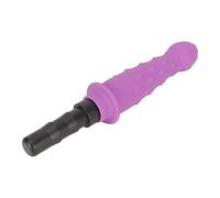 Accesorio para la Cabeza del Masajeador Muscular, Cabezal de Masajeador de Fascia de Silicona Reemplazable Púrpura Portátil a Prueba de Agua para Reducir el Dolor con Conector para Viajes (0.7in)