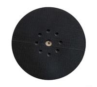 Accesorio para lijadora de paneles de yeso sin polvo, almohadilla de respaldo de esponja ABS de 215 mm con rosca de 6 mm, compatible con cable Porta y disco de pulido de pared para placas de yeso