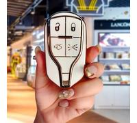 Accesorio para mando a distancia de entrada sin llave, para Maserati Ghibli 2014 a 2019 (blanco)