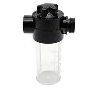 Accesorio para manguera de lavado de autos | Tanque de espuma ajustable para limpieza de autos | Suministros de pulverización de granja versátiles negros, herramienta de ahorro de mano de obra para al