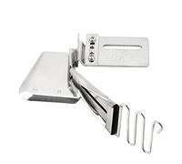 Accesorio para Máquina de Coser Industrial, Encuadernadora Al Bies para Máquina de Coser, Encuadernación Overlock de Carpeta con Borde Curvo Carpeta Overlock Hemmer Máquina de Coser Carpeta Adjunta