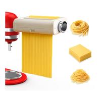 Accesorio para Pasta para Batidora de Pie para KitchenAid 3 pzs - Rodillo de Pasta, Cortador de Espaguetis & Cortador de Fettuccine - 3-i-1 Set Tillbehör- Accesorios Batidora KitchenAid de MMOBIEL