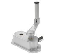 Accesorio para Perchero Elevador de Ropa Manivela Manual Aleación de Aluminio Plateada Pieza de Repuesto para Uso Doméstico y Tiendas Práctico y Resistente para Suspensión y