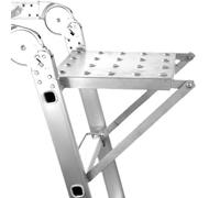 Accesorio para Plataformas de Escalera - Plataforma de Trabajo Ajustable Antideslizante,Accesorios para escalón de pie,para hogar, Bricolaje, Bomberos, elevación, Banco Elevador