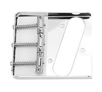 Accesorio para Puentes de Guitarras, Puente de Guitarra Eléctrica de Fijación Firme de Metal Good Match para TL(Código de plata)
