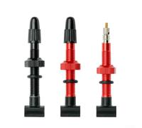 Accesorio para rueda de bicicleta sin cámara de 45 mm, válvula diseñada específicamente para su uso con neumáticos de boca francesa; fabricado con aleación de aluminio (1)