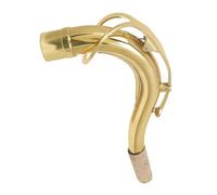 Accesorio para Saxofón Cuello De Material De Latón Para Saxofón Tenor Con Piezas De Repuesto De Codo De Saxofón De Hoja De Corcho