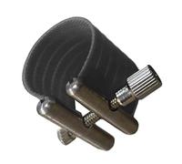 Accesorio para Saxofón Piezas De Repuesto Estándar Para Saxofón, Ligaduras Para Boquilla, Clip De Sujeción De PVC Para Saxofón Alto Tenor De Tono Alto (Color : Bk, Size : Tenor)