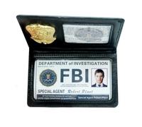 Accesorio para tarjeta de identificación del FBI para agente policía especial encubierto juego de rol detective, regalo de fiesta de Halloween