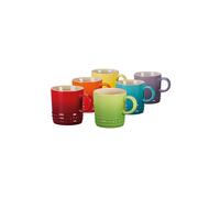 Le Creuset Set de 6 tazas s Arcoíris de cerámica de gres, 0, 35L, 79114358359030