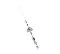 Accesorio para teléfono con campanilla de viento de pez de la suerte que añade serenidad y buenas fortunas a tu vida diaria para mujeres de moda