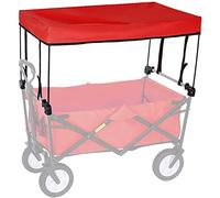 Accesorio para toldo de vagón, mejora tu carrito plegable con accesorios portátiles para exteriores, toldo perfecto para cubierta de carrito de playa y jardín