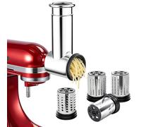 Accesorio para trituradora de acero inoxidable para batidoras Kitchenaid, trituradora de verduras, rallador de queso, máquina de ensalada, accesorios de polvo de molienda para cocina