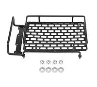 Accesorio para Vehículo Modelo, Bandeja de Equipaje de Acero, Portaequipajes para Coche Trepador de Control Remoto 1/10 (Largo 180x78cm)