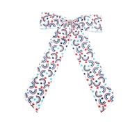 Accesorio patriótico para el cabello, plegable, lazos de cinta, clip para festivales, decoración patriótica para el cabello, para eventos deportivos y estilo casual