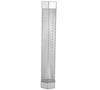 Accesorio portátil de barbacoa de tubo ahumador de barbacoa de acero inoxidable de 12 pulgadas para fumadores de parrilla de carbón de Gas eléctrico (Hexágono 2,99x5,18 pulgadas)