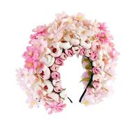 Accesorio portátil para decoración de cabello con diseño de camelias, color vibrante, para invitados de boda y eventos nocturnos, cómodo