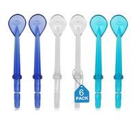Accesorio rascador de lengua de repuesto para hilo dental Waterpik, puntas de repuesto para irrigador dental Waterpik (6 unidades)