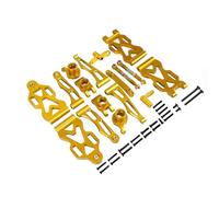 Accesorio RC para SCY RC Car 16101 16102Pro 16103 Accesorios De Metal De Actualización Brazo De Suspensión Asiento De Rueda Juego De Copa De Dirección Modificadas(Yellow)