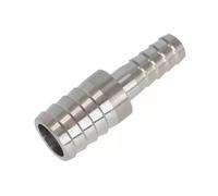 Accesorio reductor de espiga de manguera, conector de unión de tubería de acero inoxidable 304, acoplador de doble pagoda for gas, aire y aceite(32MM*14MM)