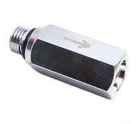 Accesorio regulador de buceo 3/8-24 Conector unidireccional para control de flujo de aire de presión baja a media bajo el agua (3/8-24 x 2)