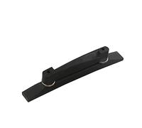 Accesorio repuesto puente 1 PC Archtop Bridge Guitar Bridge Ebony Wood/Rosewood Para 6 Cuerdas Archtop Bass Guitar Parts (Color : Ebony Wood Bridge)