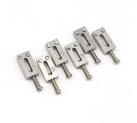 Accesorio repuesto puente 6 PCS Acero Inoxidable Puente De Guitarra Eléctrica Silla De Montar Sillín De Cuerdas Sillín Para Guitarra Eléctrica