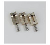 Accesorio repuesto puente 6 PCS Brass Bridge Saddles 10. 5mm / 10.8mm Roller Saddle Guitar Tremolo Bridges Set Para St/Tl