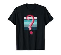 Accesorio retro para mascotas con signo de interrogación de pulpo para hombres, mujeres y niños Camiseta