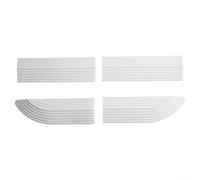 Accesorio robótico de rampa de umbral de vacío para una transición suave sobre puertas y seguridad en el suelo, compatible con, Yunzhijia, (altura 1,6 cm, blanco)