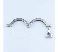 Accesorio sanitario Tri Clover SS304 for elaboración casera de cerveza - Diámetro exterior de la virola de 50,5 mm a 119 mm con junta de silicona(25mmx50.5)