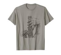 Accesorio Saxofonista Saxo Reproductor de Música Saxofón Camiseta