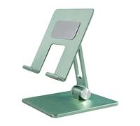 Accesorio Soporte De Teléfono Cinta De Correr Soporte de aleación de Aluminio Plegable de Escritorio para iPad Soporte de Soporte para Trabajar Desde Dispositivos Domésticos (Green, B)