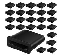 Accesorio terminal plegable para tubo de goteo - Cinta de goteo para riego | Kit de 25 piezas con campanas de cierre de 16 mm para huerto, invernadero, jardín y paisaje