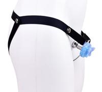 Accesorio transpirable para jaula de gimnasio con cinturón de yoga elástico de 3 vías(ajustable) Equipo para ejercicios de fitness y fútbol (3233)-A163 (Blue+Black belt)