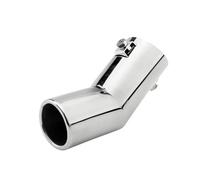 Accesorio Tubo de Escape 1 pieza para VW Golf 4, compatible con Bora, compatible con Jetta, repuesto de tubos de escape de coche, estilo de coche, tubos de escape dobles sistema escape(Silver)