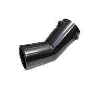 Accesorio Tubo de Escape 1 pieza para VW Golf 4, compatible con Bora, compatible con Jetta, repuesto de tubos de escape de coche, estilo de coche, tubos de escape dobles sistema escape(Black)