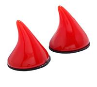 Accesorio único de cuernos de diablo adhesivo de resina para disfraz de Halloween, cosplay, discotecas, fiestas y looks creativos diarios
