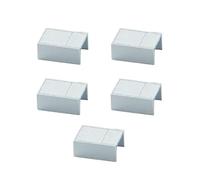 Accesorio universal para canaletas de 16 x 10 mm, color blanco, con paredes abatibles, para crear ángulos de 90°, juntas lineales y juntas en T, para unión de mini canaletas, canal para cables