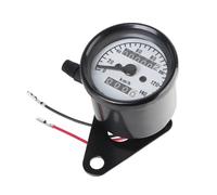 Accesorio Universal Para Motocicleta Con Indicador De Luz, Tablero De Motocicleta, Odómetro Modificado, Tacómetro, Maquinaria Velocímetro(Black)