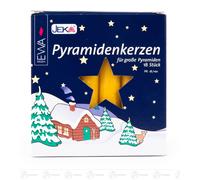 Accesorio Velas Piramidales Miel (18) B = X H = Aprox. 1,7 Cmx11,5 CM Neu